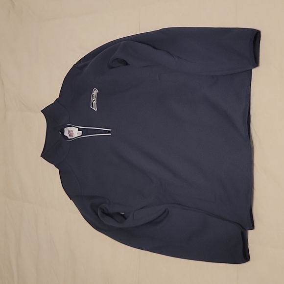 Seattle Seahawks Quarter Zip Men's Size Medium - Picture 1 of 2